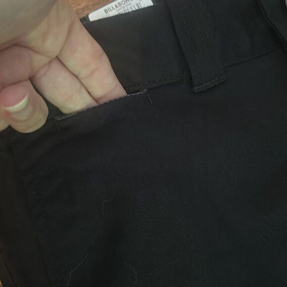Billabong Mens Black Flat Front Straight Leg Carter Stretch Chino Pants Size 30/ - Picture 3 of 10